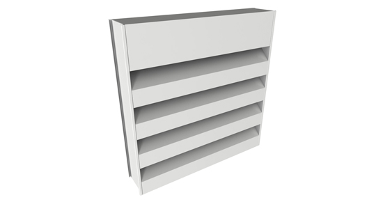 Galvanized Acoustic Louver