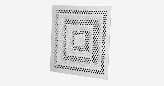 PERFORATED GRILLE & REGISTER
