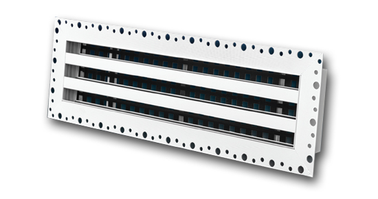 PLASTER LINEAR SLOT DIFFUSER